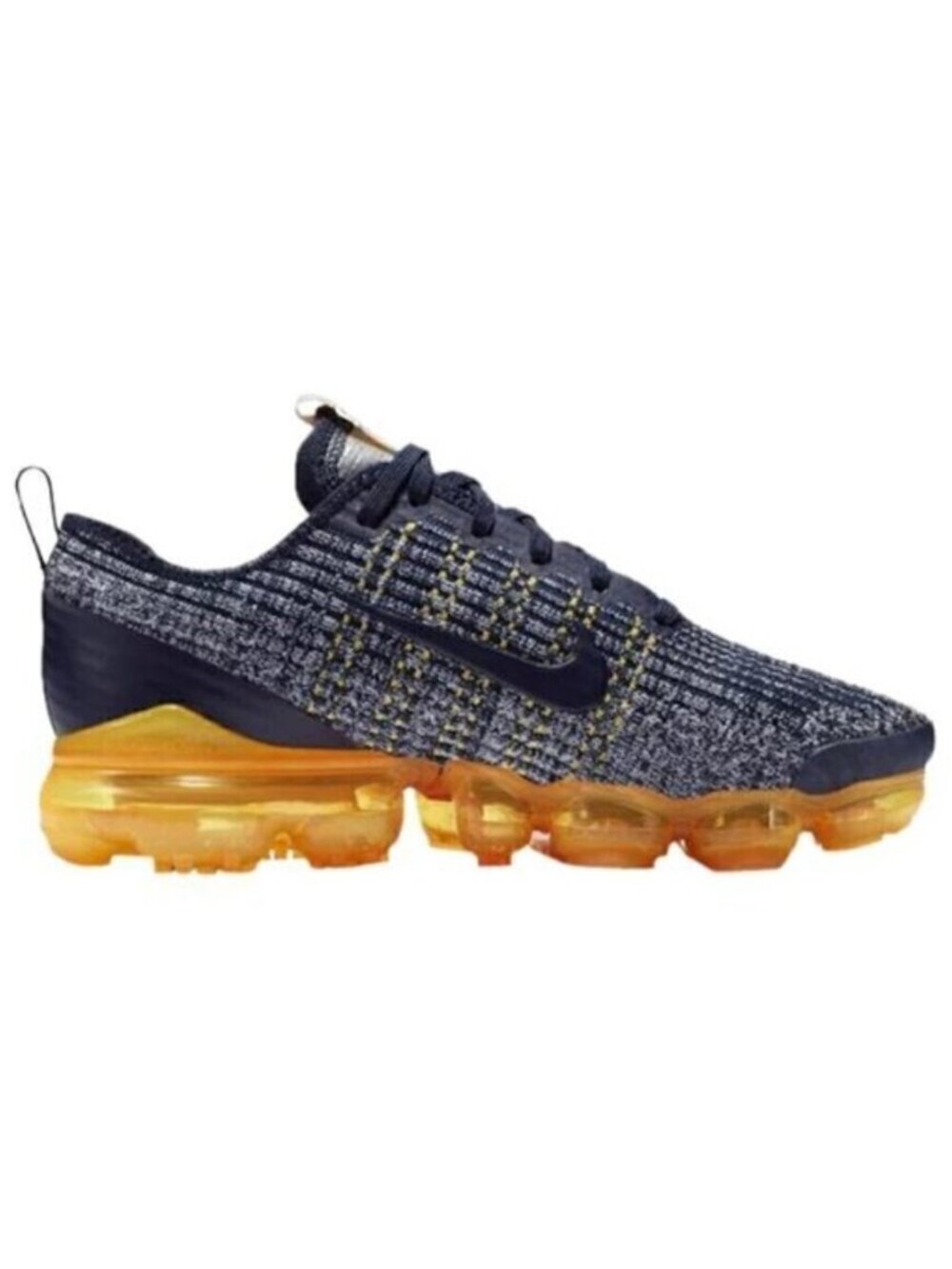 Nike Air Vapormax Flyknit 3 GS College Navy Orange Runners - 6